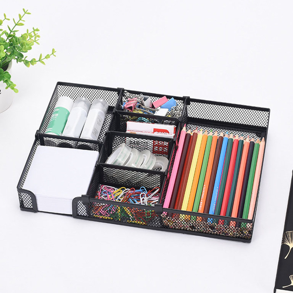 Office Drawer Organizer - Ofis Depolama Tepsisi Metal Masa Düzenleyici