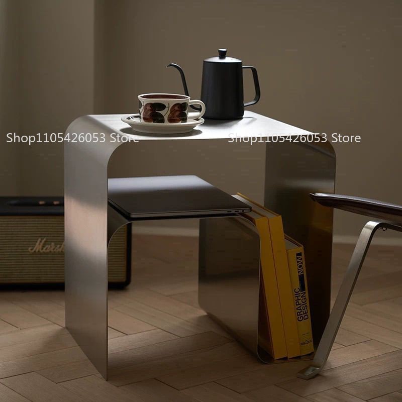 Home Office Sofa - Orta Çağ, Bauhaus, Paslanmaz Çelik, Yan