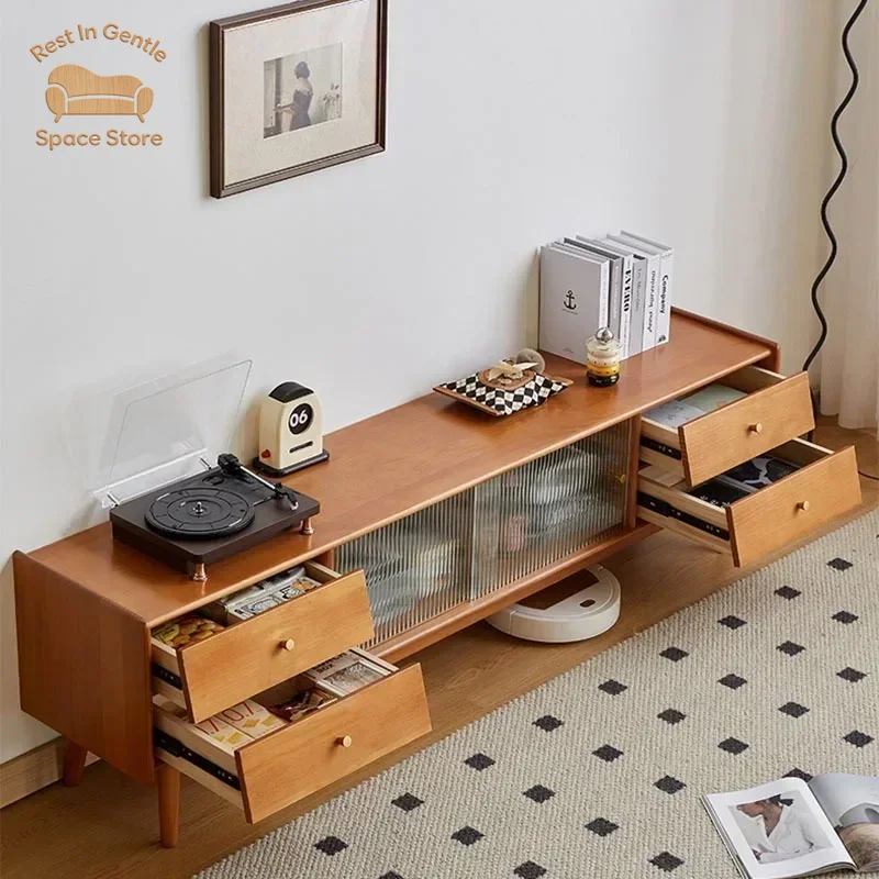 Drawer Pedestal Cabinet - Medya Konsolu TV Sehpası Modern Depolama