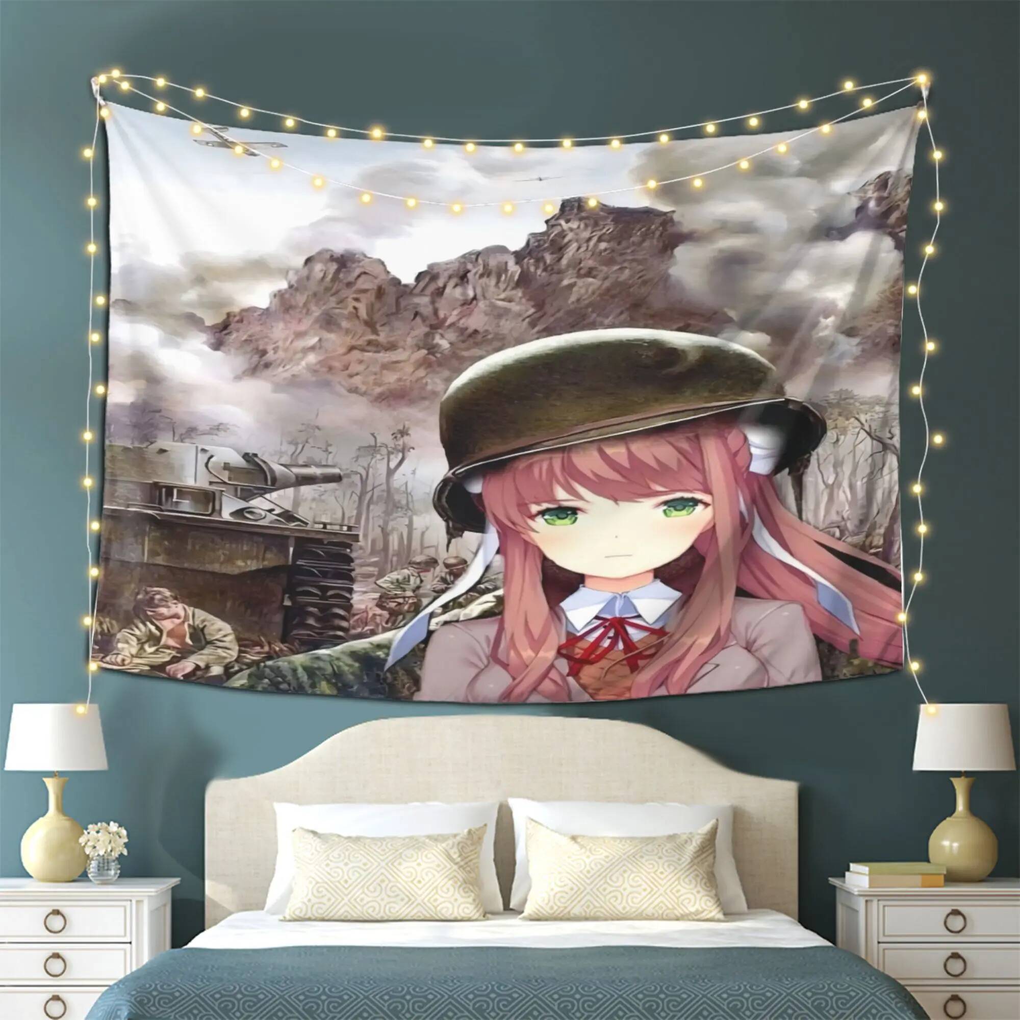 Home Office Room Inspiration - Monika DDLC'den Esinlenen Tasarım Goblen Mükemmel