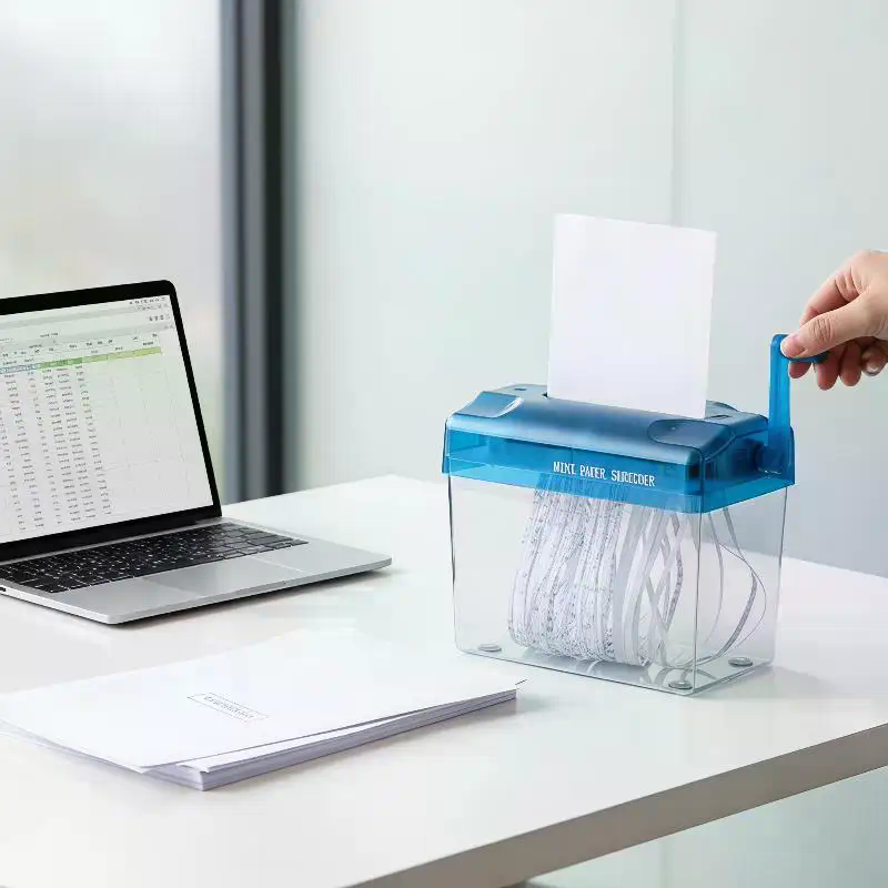 Home Office Paper Shredder - Ev Ofis Kullanımı İçin El Kranklı