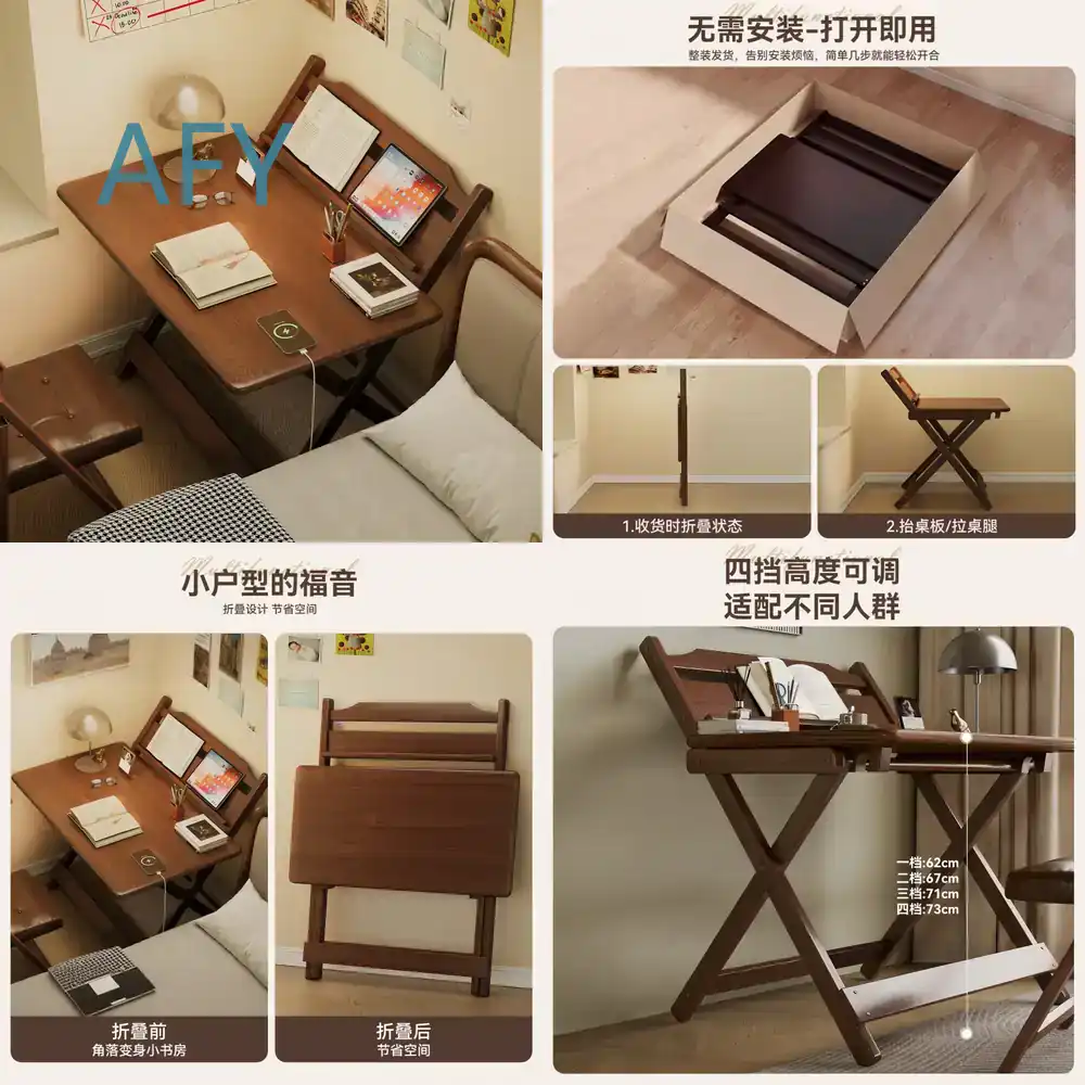 Home Office Of Ikea - Küçük Alanlar İçin Katlanabilir Masa Yatak