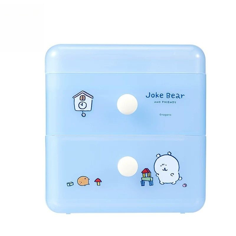 Office Drawer Organizer - Anime Chiikawa Şaka Ayısı Çekmeceli Saklama