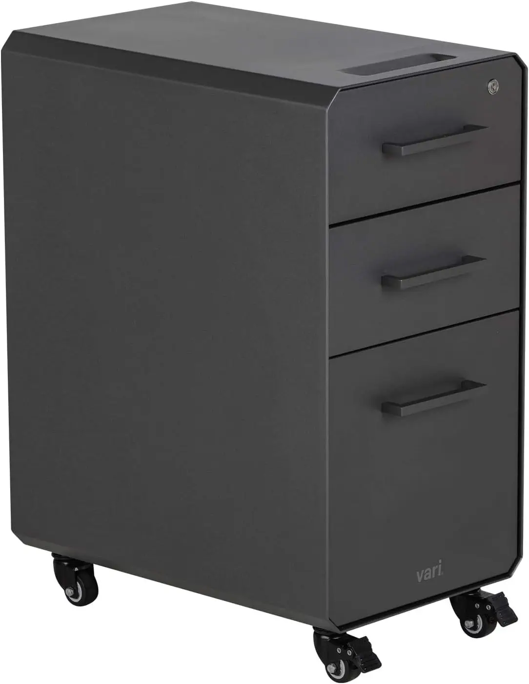 Drawer Pedestal Cabinet - İnce Dosya Dolabı - Üç Çekmeceli
