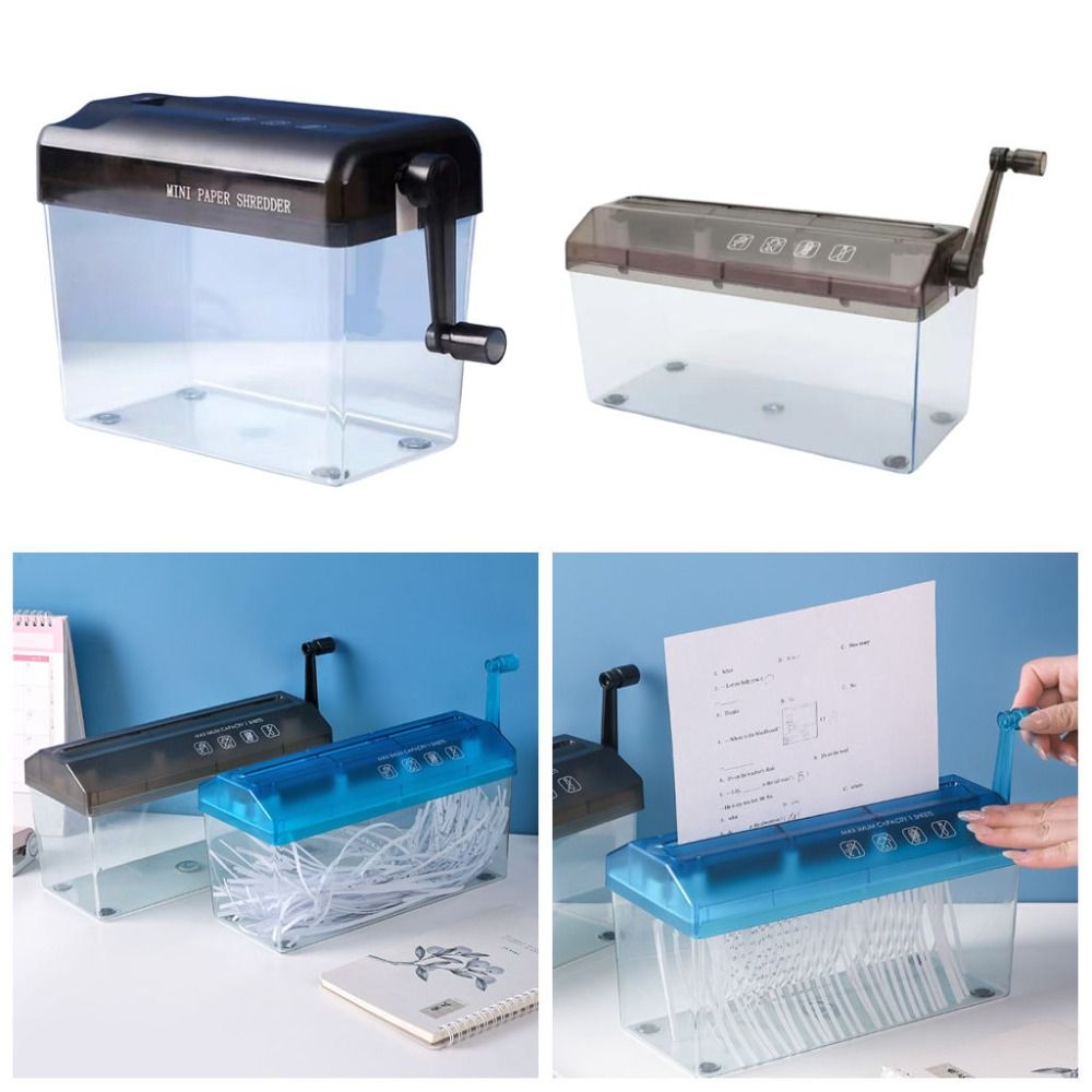 Home Office Paper Shredder - Yüksek Kaliteli ABS El Parçalayıcı Mini
