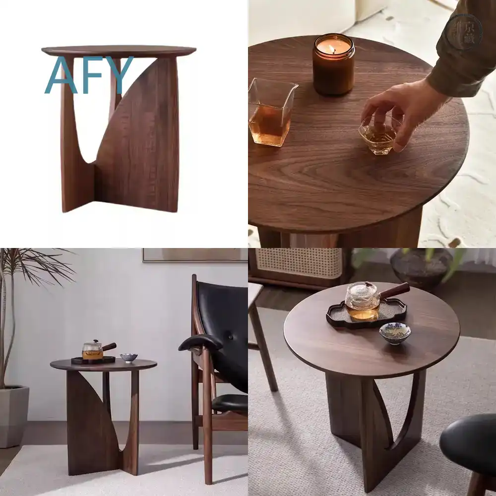 Home Office Of Ikea - Masif Ahşap Kenarlı Sehpa, Hareketli Küçük