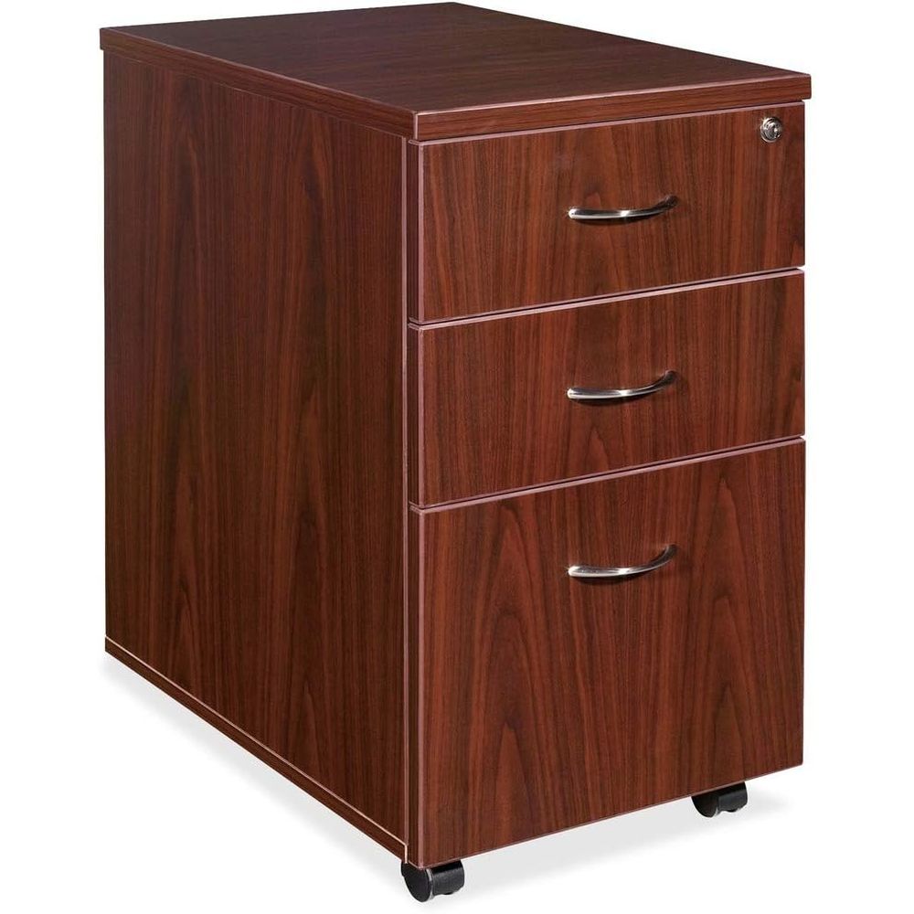 Drawer Pedestal Cabinet - Çekmeceli Mobil Sehpa, 16x22x28-1/4-İnç, Saklama Dolabı