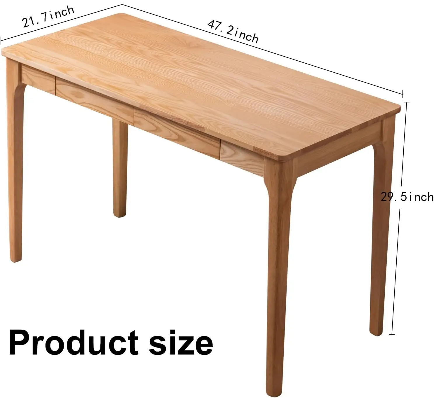 Solid Wood Desk with Drawers,  - Desk Drawer Small incelemesi ve fiyatı