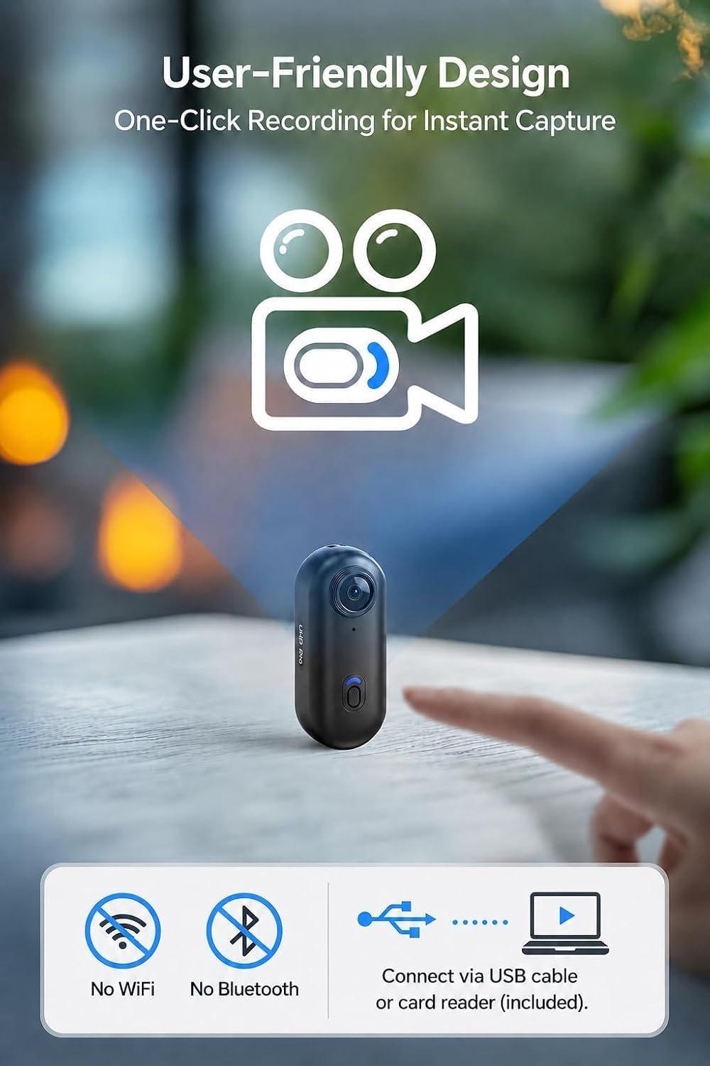 BOBLOV W4 Mini Gövde Kamerası  - Webcam Hd 1080P incelemesi ve fiyatı