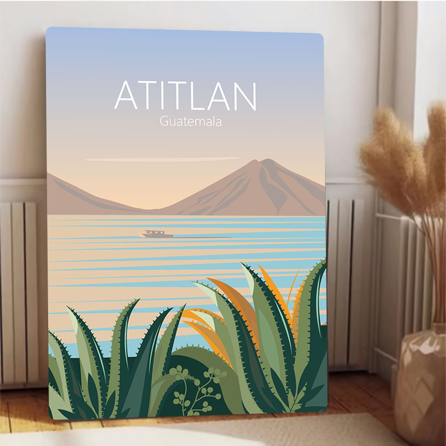 Vintage Atitlan Gölü Guatemala - Home Office Guatemala incelemesi ve fiyatı