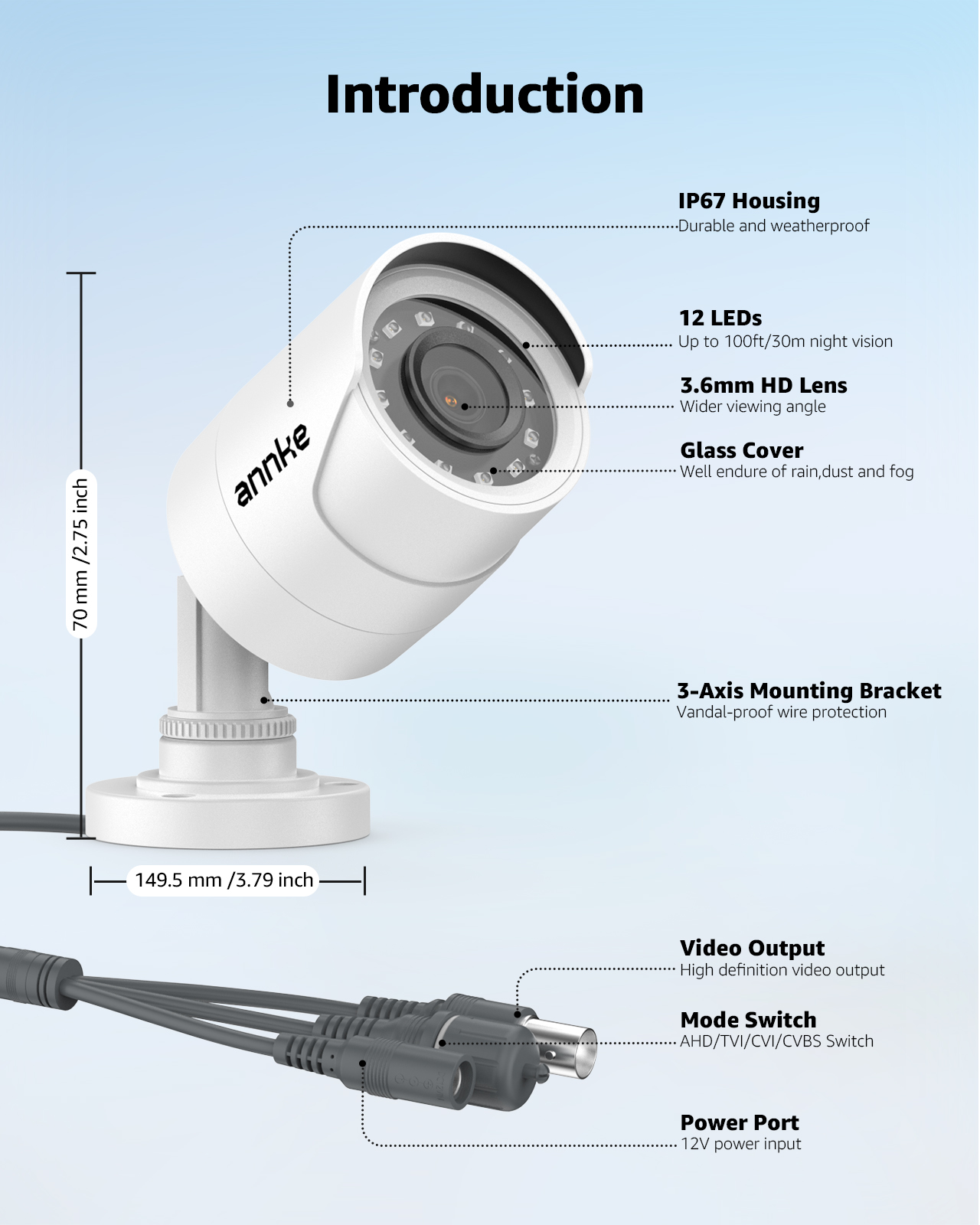 ANNKE 1080P 4'ü 1 Arada HD Güv - Webcam Hd 1080P incelemesi ve fiyatı