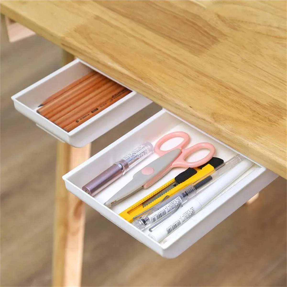 1 adet beyaz kendinden yapışka - Desk Drawer Small incelemesi ve fiyatı