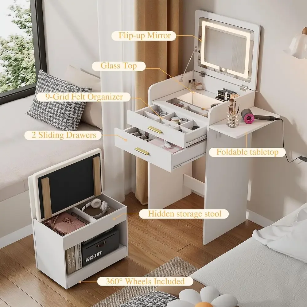 Kompakt Makyaj Masası, Üstten  - Desk Drawer Small incelemesi ve fiyatı