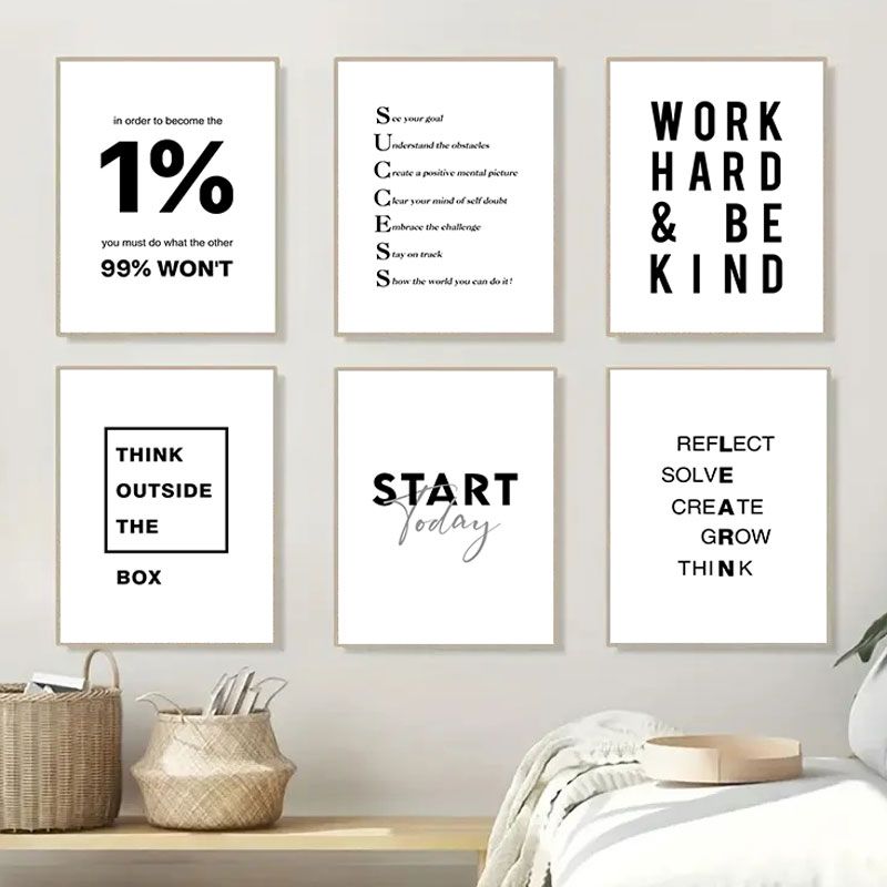 1 Adet Basit Siyah Beyaz İlham - Home Office Room Inspiration incelemesi ve fiyatı