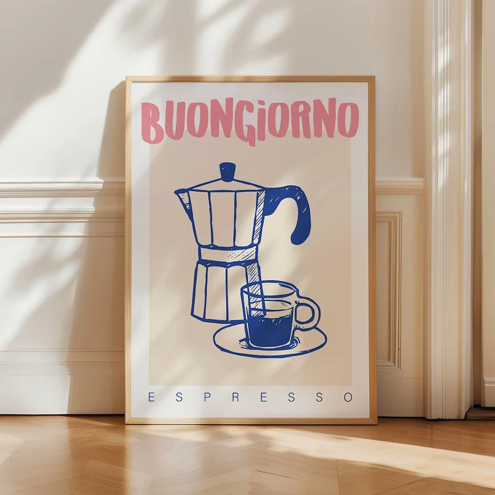 Modern Kahve Espresso Duvar Sa - Home Office Design incelemesi ve fiyatı