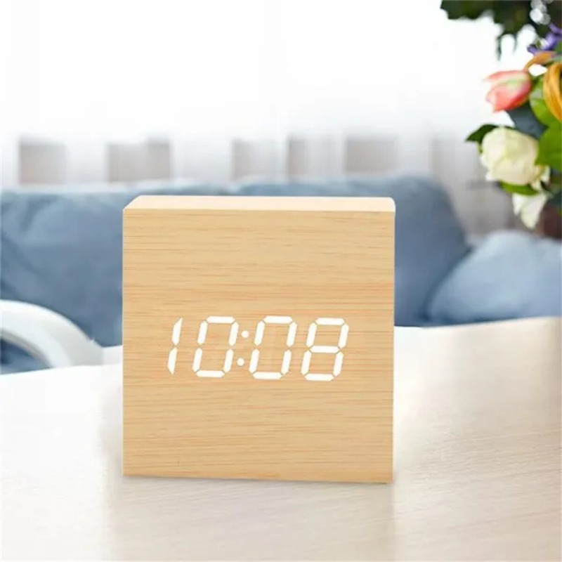 Ses Kontrolü Dijital Elektroni - Led Desk Clock incelemesi ve fiyatı