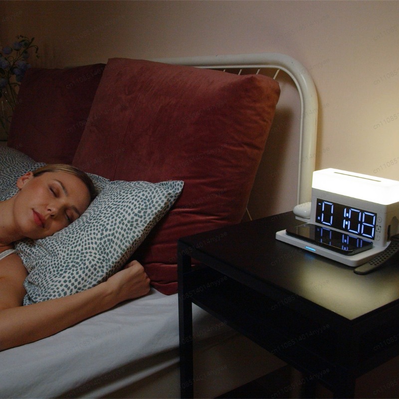 6'sı 1 Arada Kablosuz Şarjlı M - Led Desk Clock incelemesi ve fiyatı