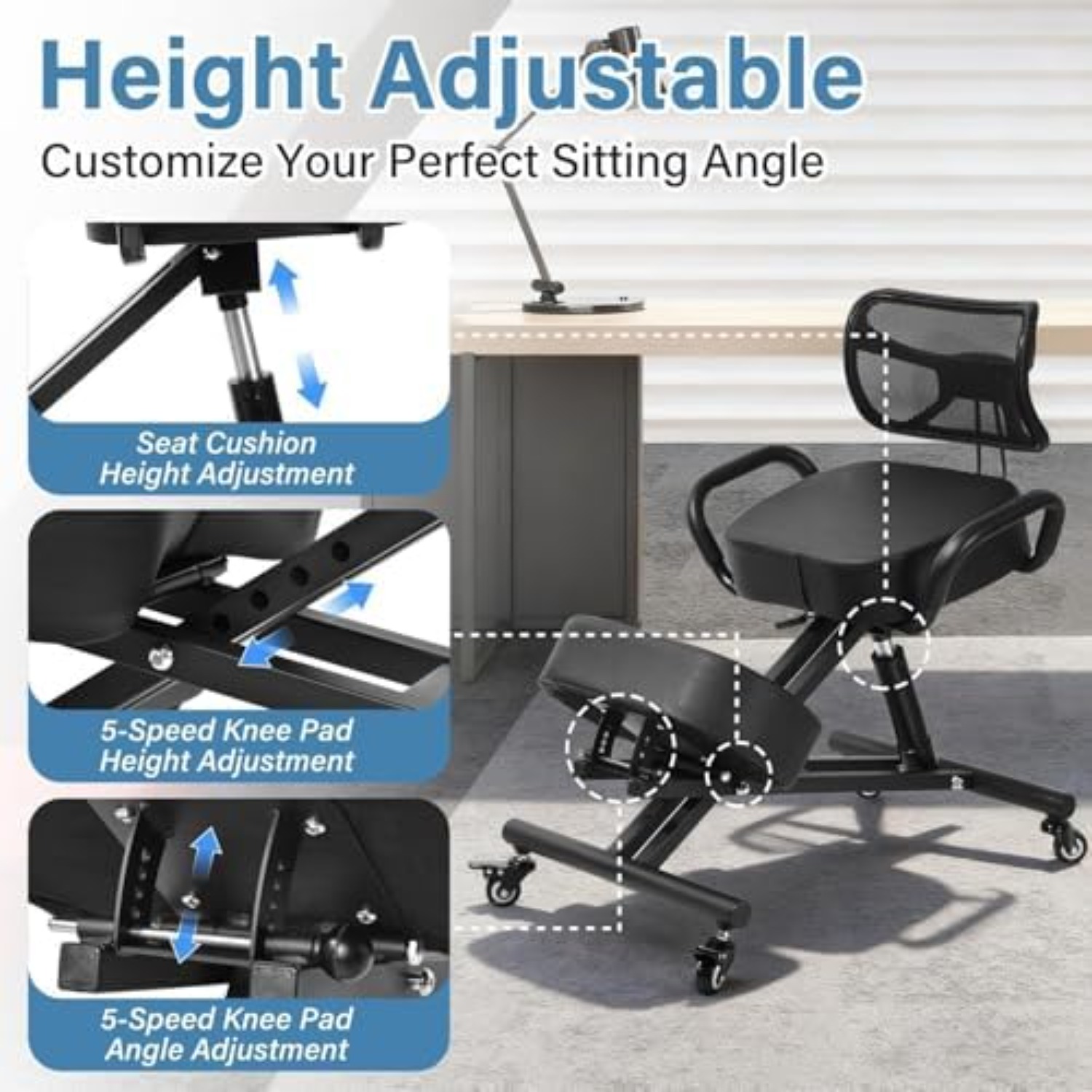 Ergonomik Diz Çökmüş Koltuk Ay - Home Office Ergonomics incelemesi ve fiyatı