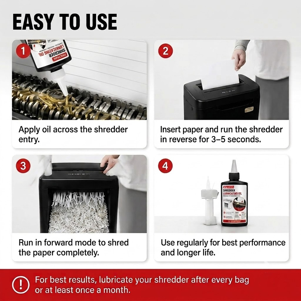110ml Parçalayıcı Yağlama Yağı - Home Office Paper Shredder incelemesi ve fiyatı
