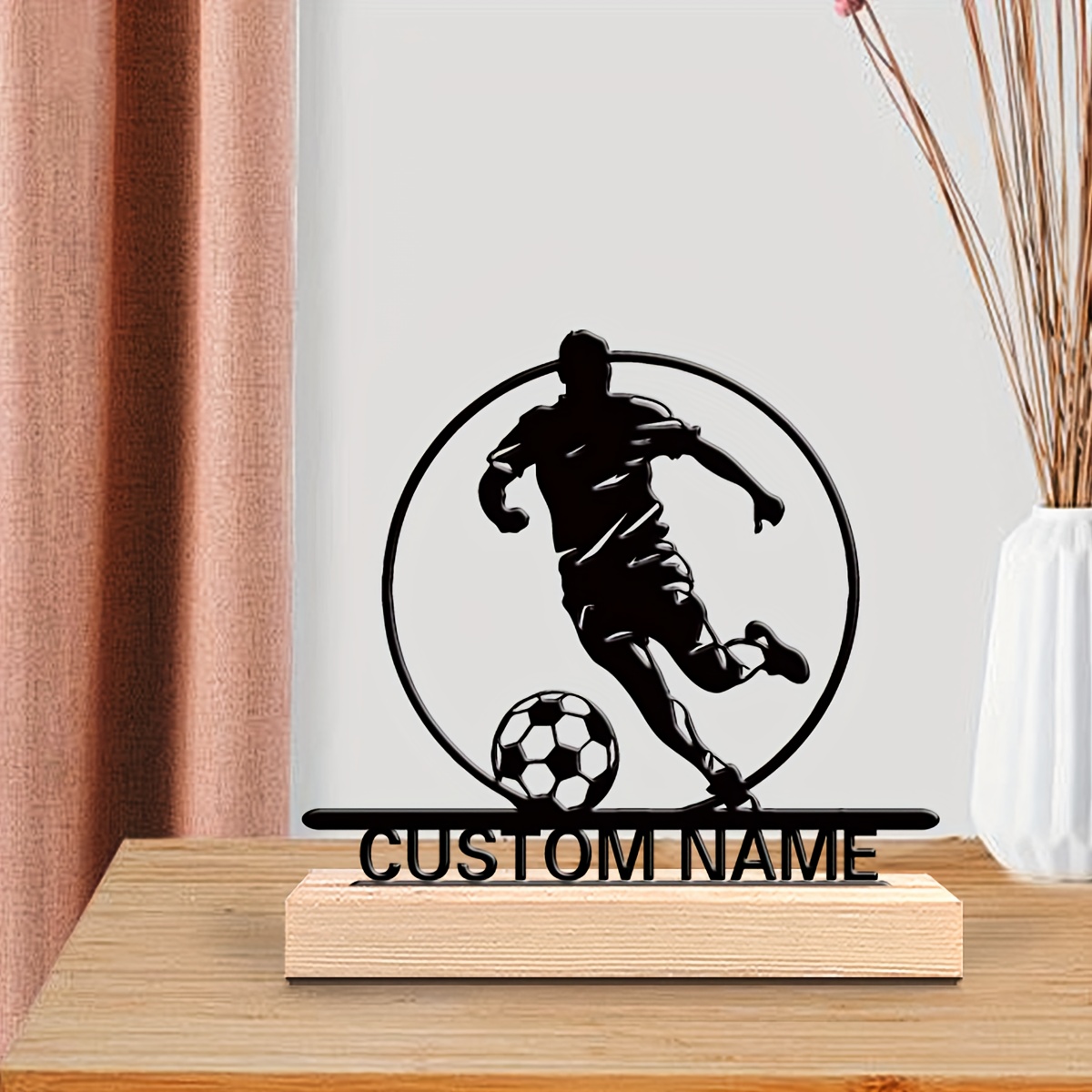 İsme Özel Metal Futbolcu Heyke - Home Office Design incelemesi ve fiyatı
