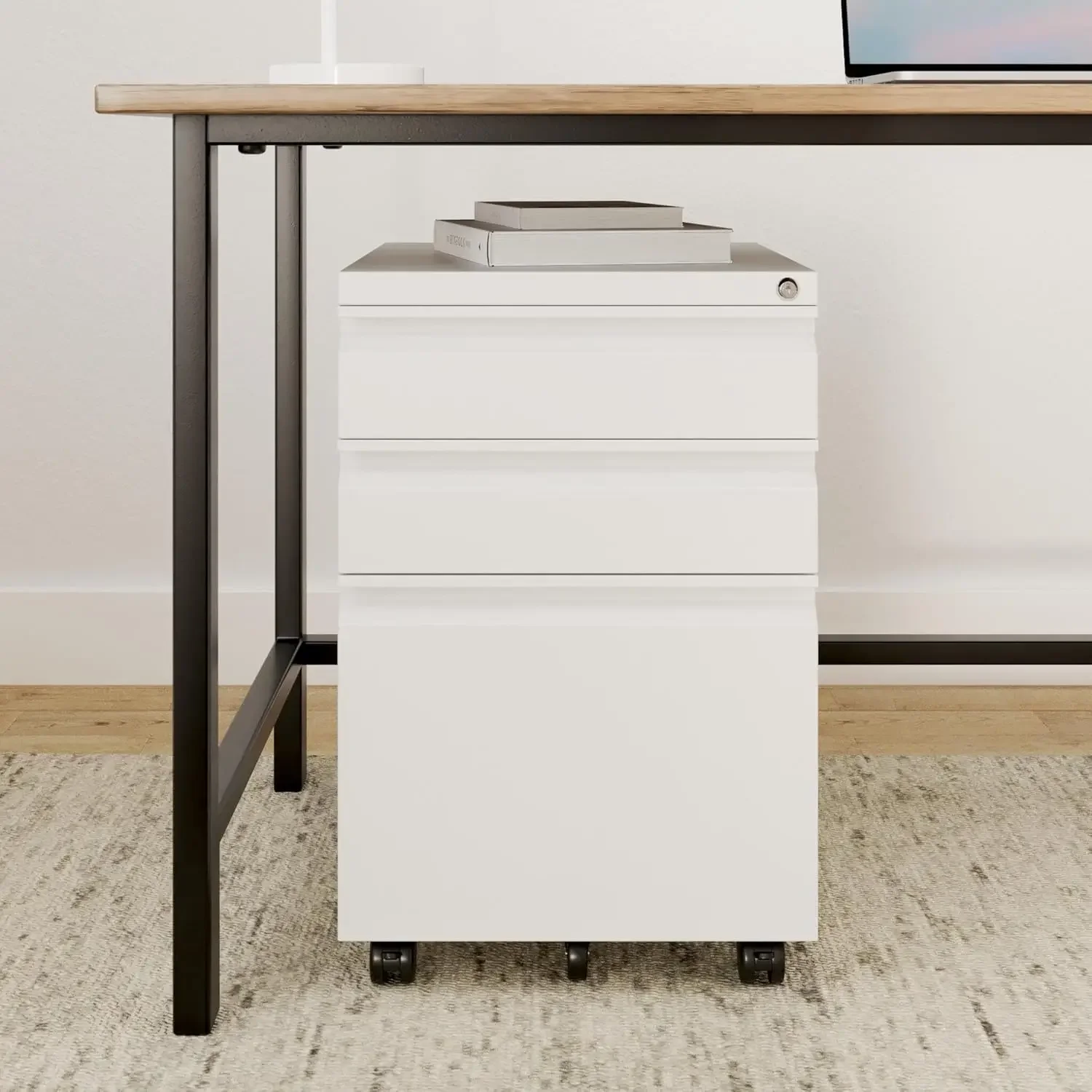 Mount It 3 Çekmeceli Kilitli v - Drawer Pedestal Cabinet incelemesi ve fiyatı