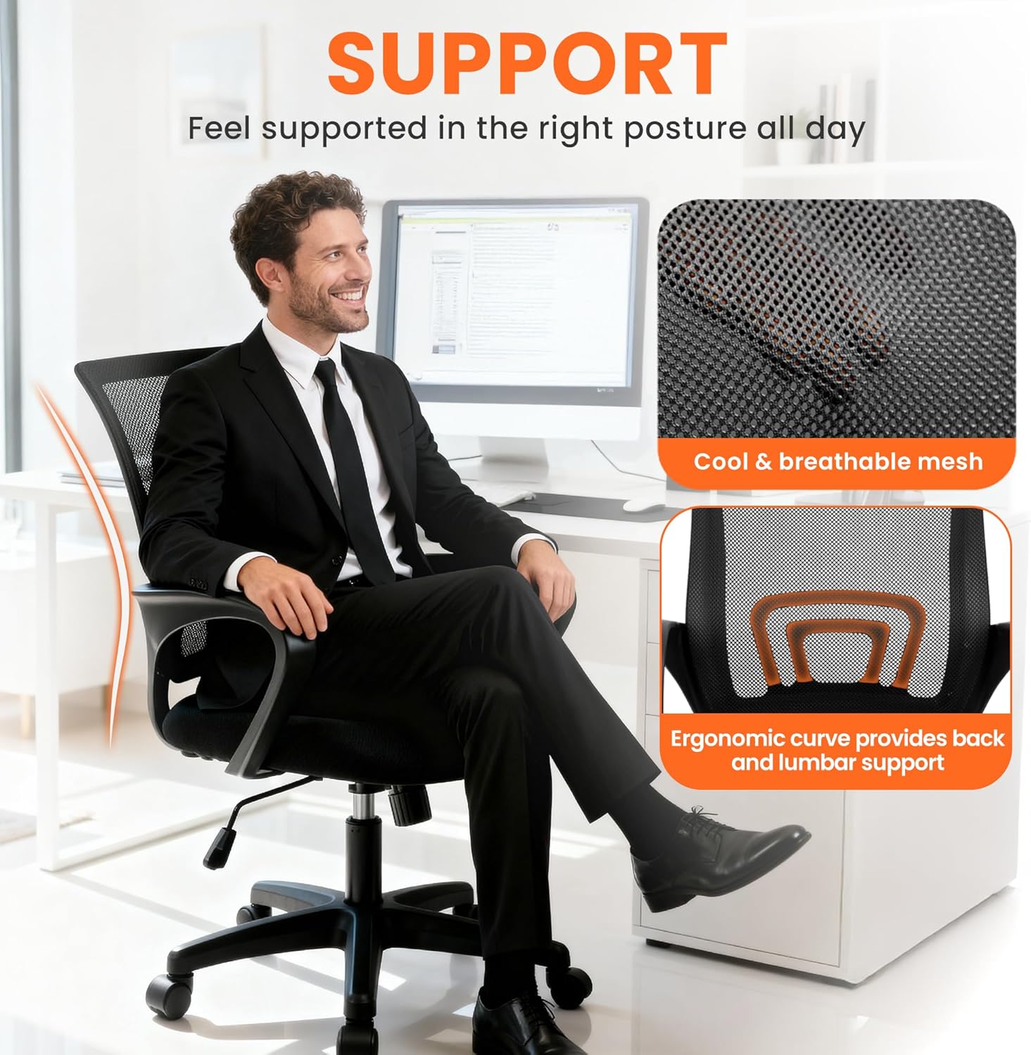 Ergonomik Fileli Ofis Koltuğu, - Home Office Ergonomics incelemesi ve fiyatı