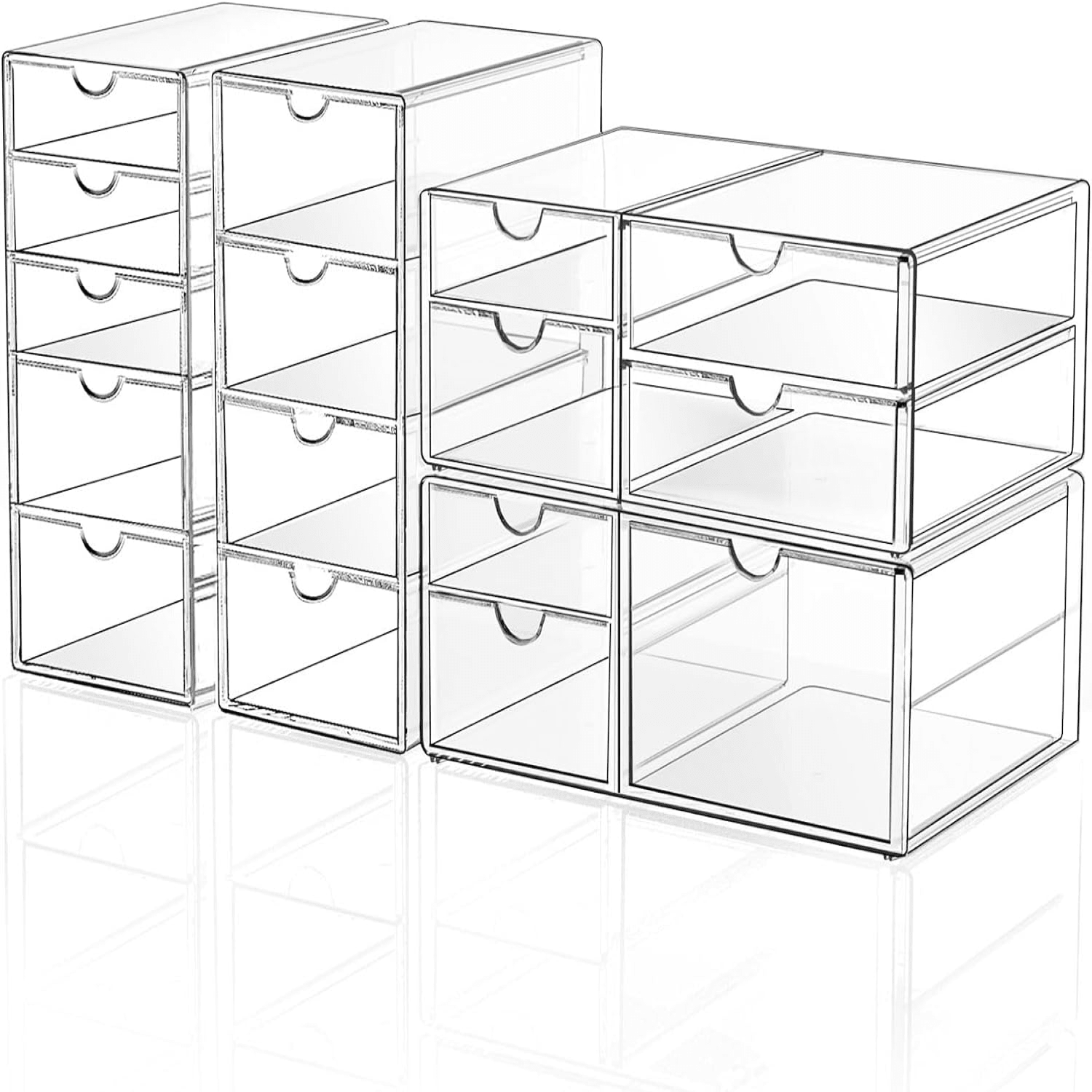 16 Çekmeceli Akrilik Makyaj Or - Office Drawer Organizer incelemesi ve fiyatı
