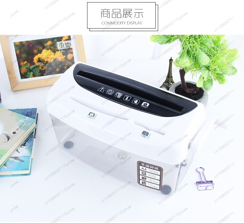 Manuel El Kranklı Kağıt Parçal - Home Office Paper Shredder incelemesi ve fiyatı