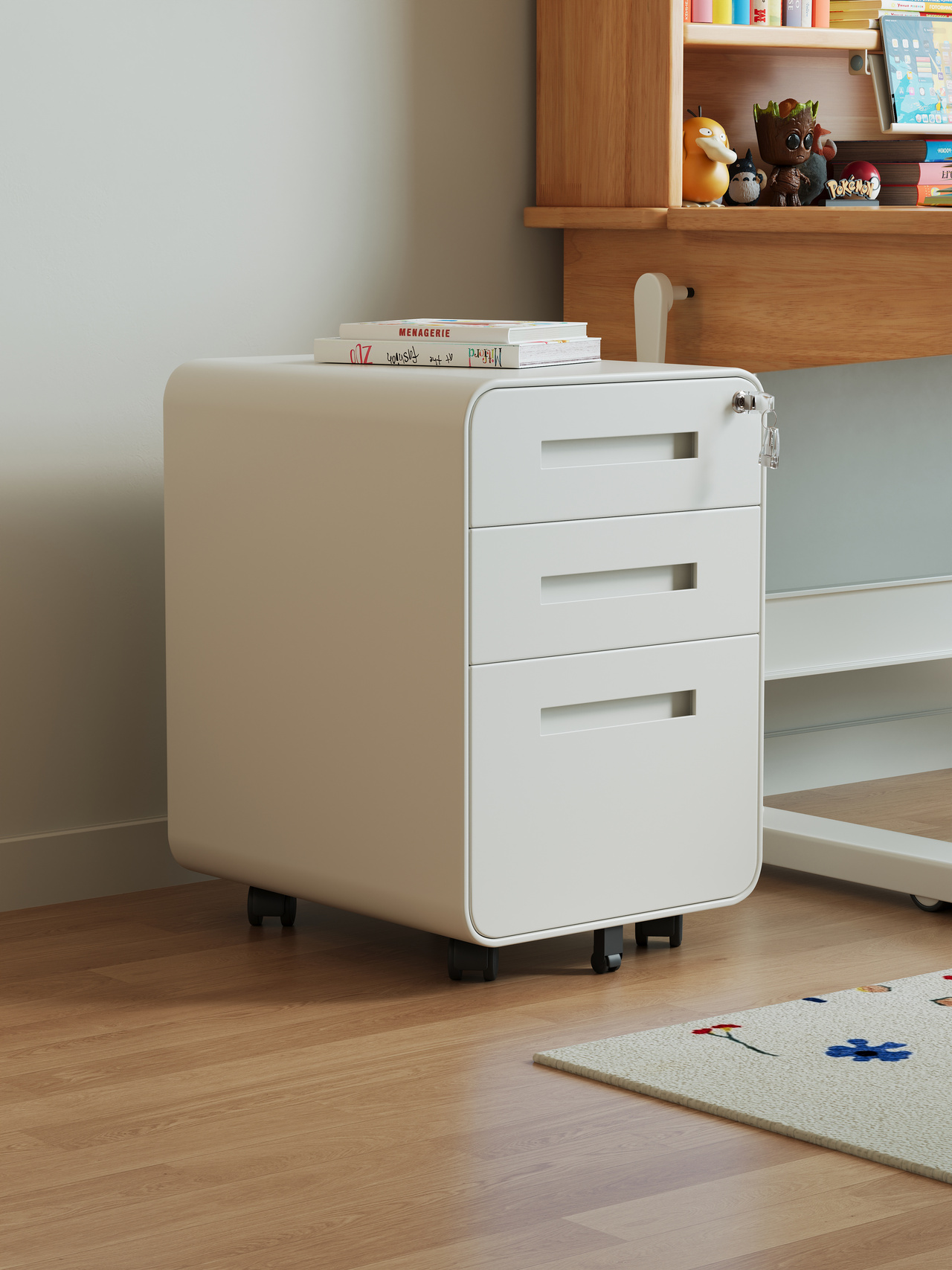 Modern Basit Çocuklar İçin 3 Ç - Drawer Pedestal Cabinet incelemesi ve fiyatı