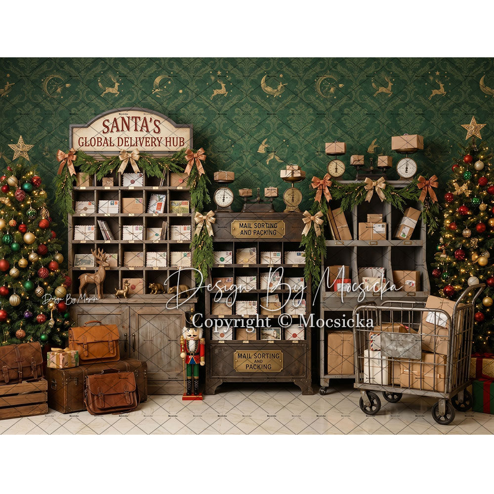 Mocsicka Noel Kuzey Kutbu Post - Home Office Backdrop incelemesi ve fiyatı