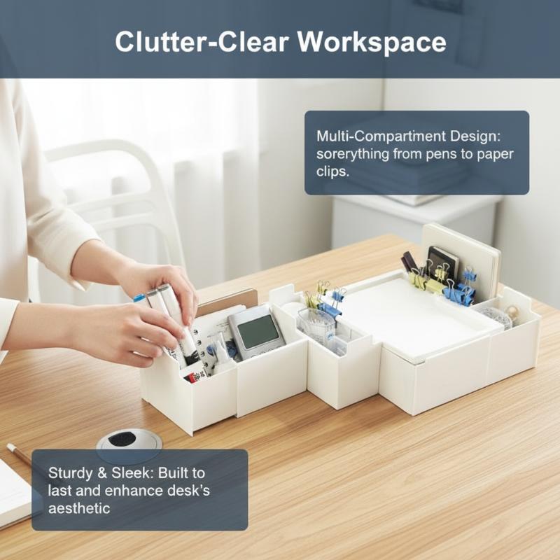 Plastik Saklama Düzenleyici 4' - Office Drawer Organizer incelemesi ve fiyatı