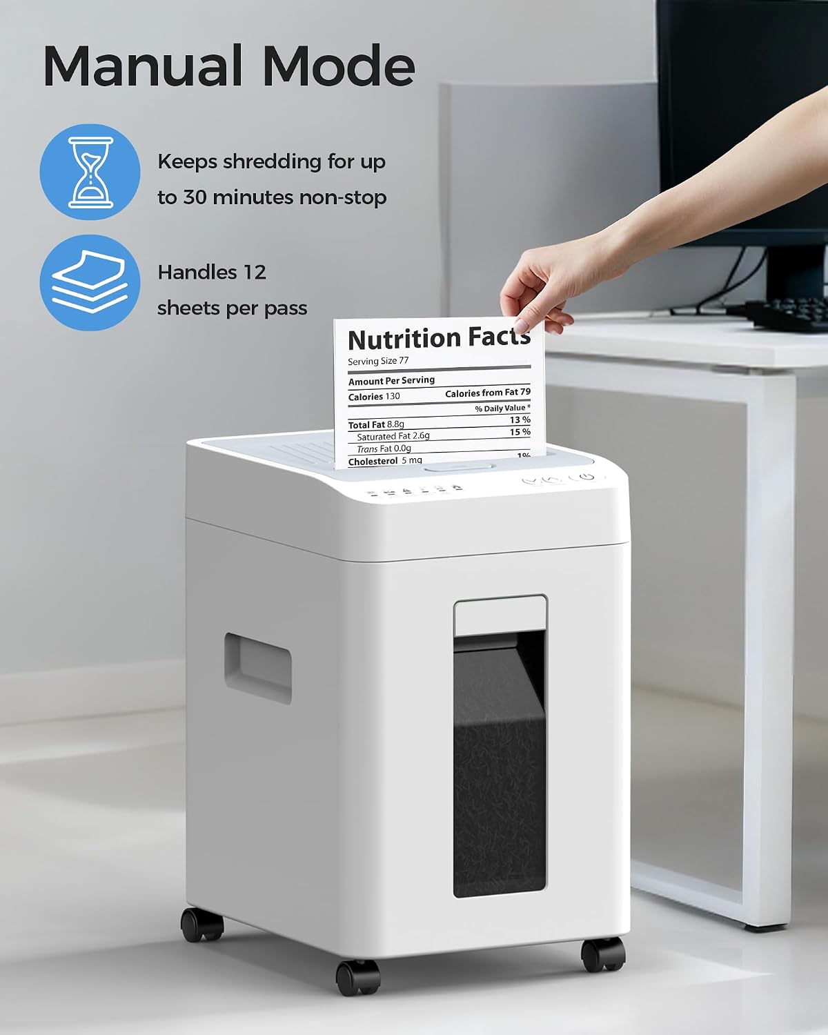 Mikro Kesimli Parçalayıcı 110  - Home Office Paper Shredder incelemesi ve fiyatı