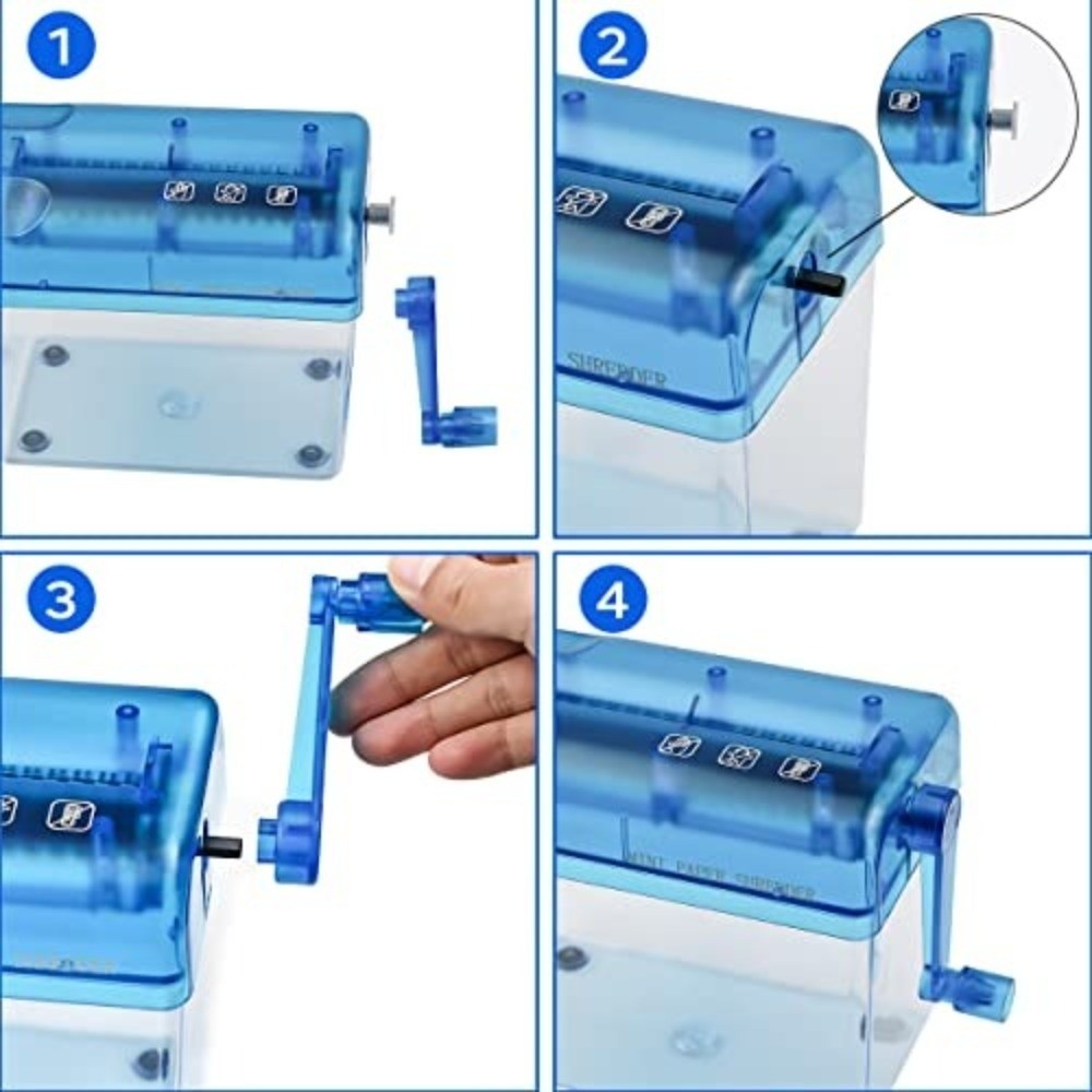 Yüksek Kaliteli ABS El Parçala - Home Office Paper Shredder incelemesi ve fiyatı