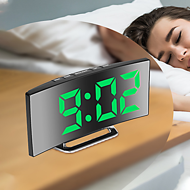 LED Dijital Çalar Saat Kavisli - Led Desk Clock incelemesi ve fiyatı
